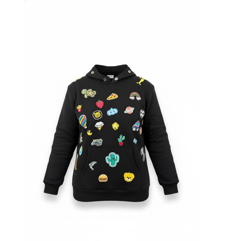 Sticker Stories 2 in 1 Hoodie - Sweater (Unisex)