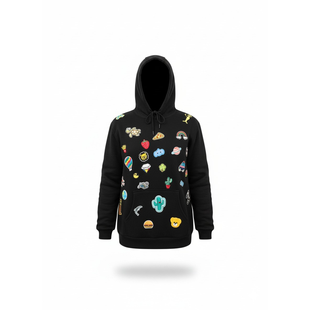 Sticker Stories 2 in 1 Hoodie - Sweater (Unisex)