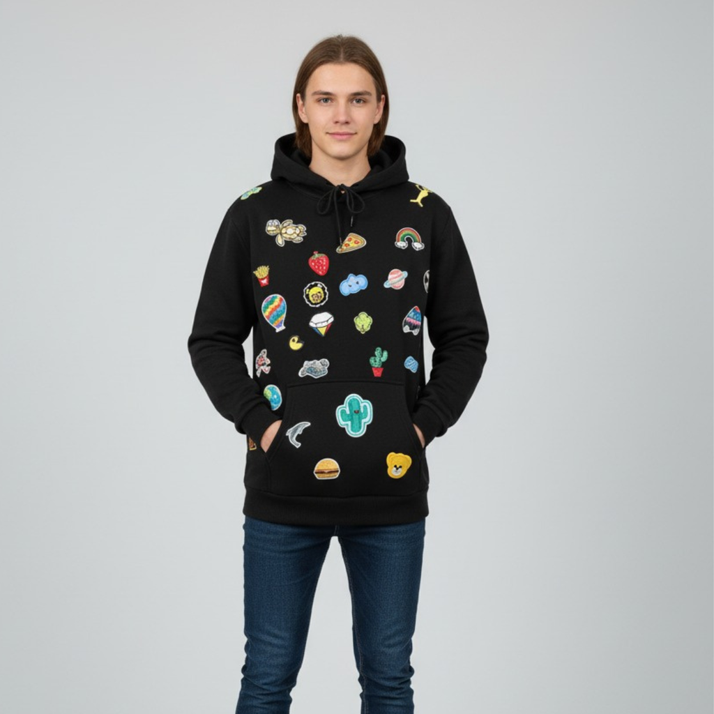 Sticker Stories 2 in 1 Hoodie - Sweater (Unisex)