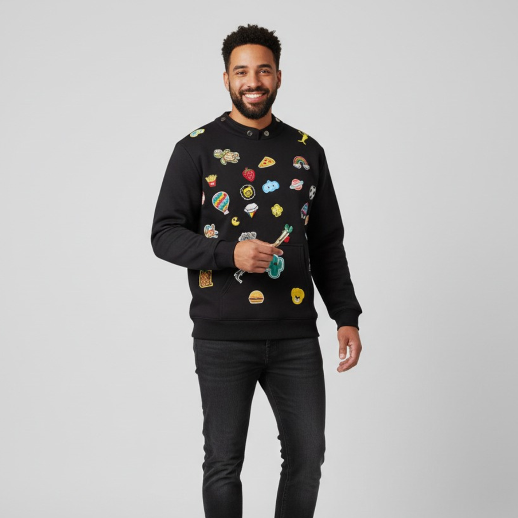 Sticker Stories 2 in 1 Hoodie - Sweater (Unisex)