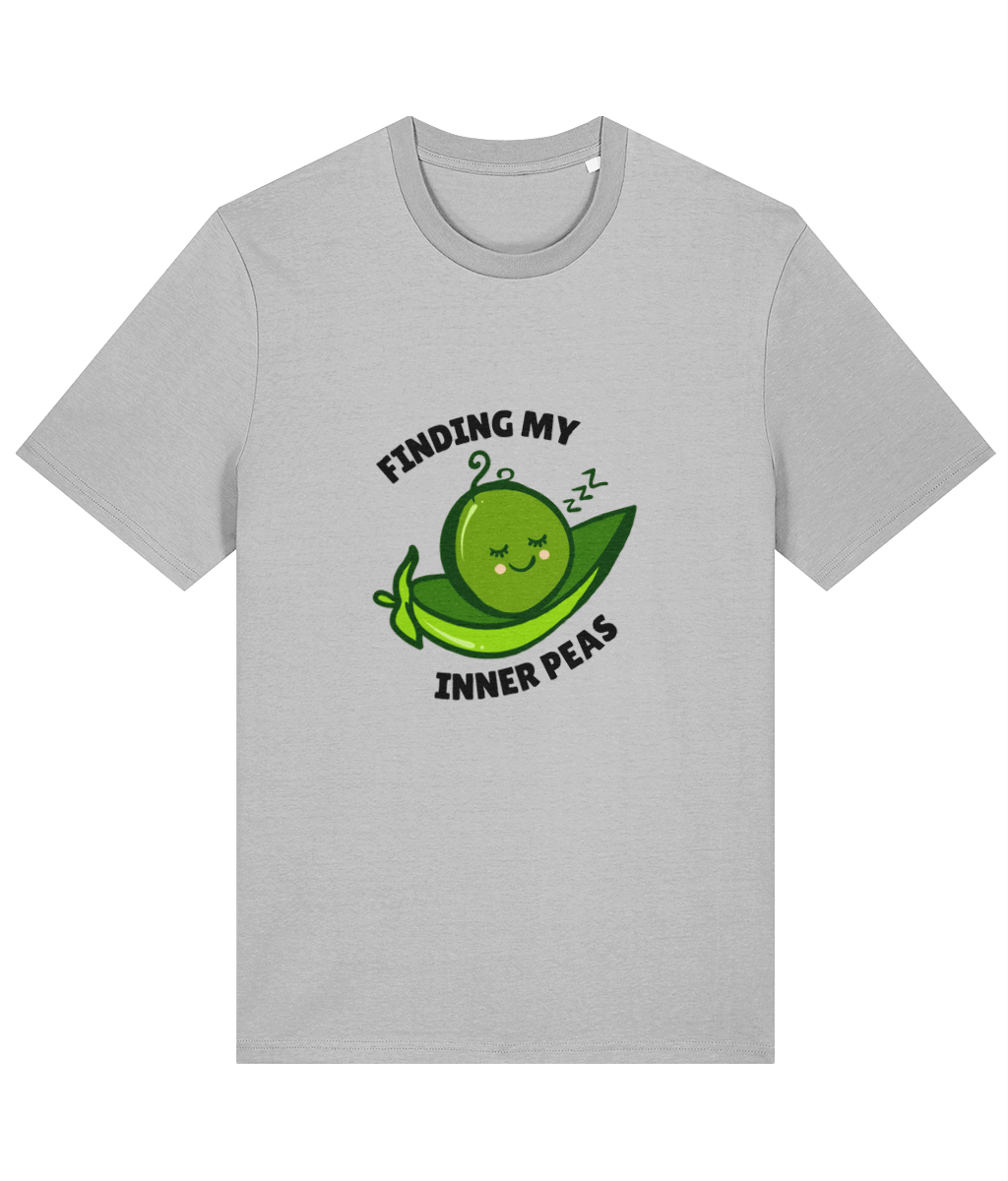 Finding my Inner Peas T-Shirt | 100% Cotton | Heather Grey