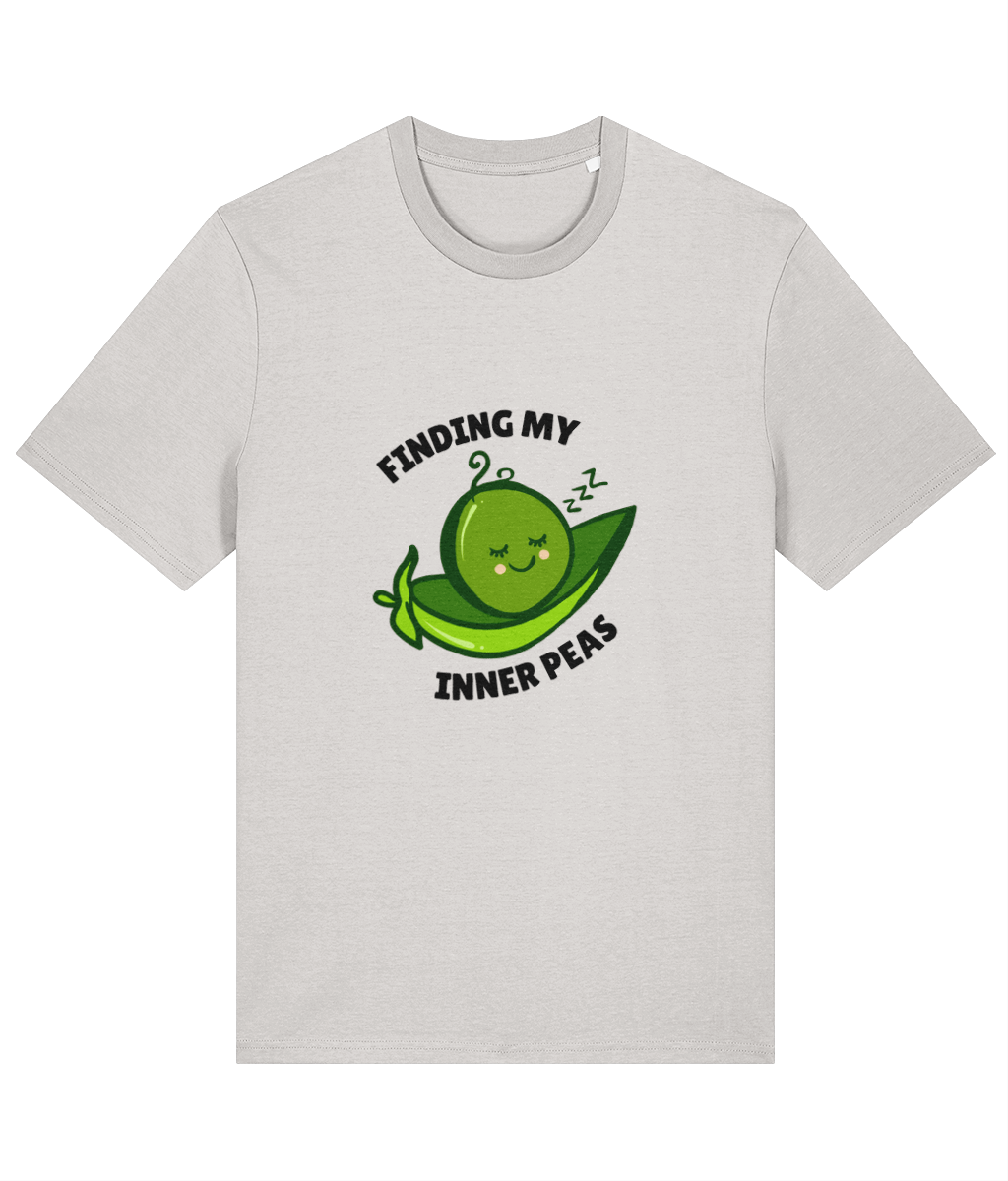 Finding my Inner Peas T-Shirt | 100% Cotton | Off White