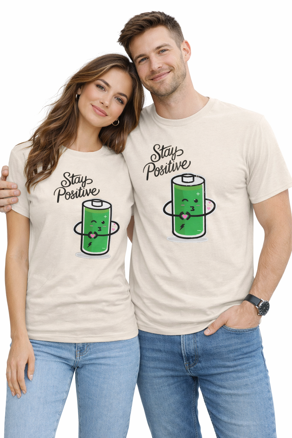 Stay Positive T-Shirt | 100% Cotton