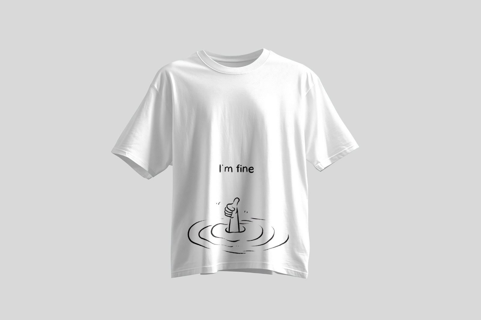 'I'm fine' unisex tshirt