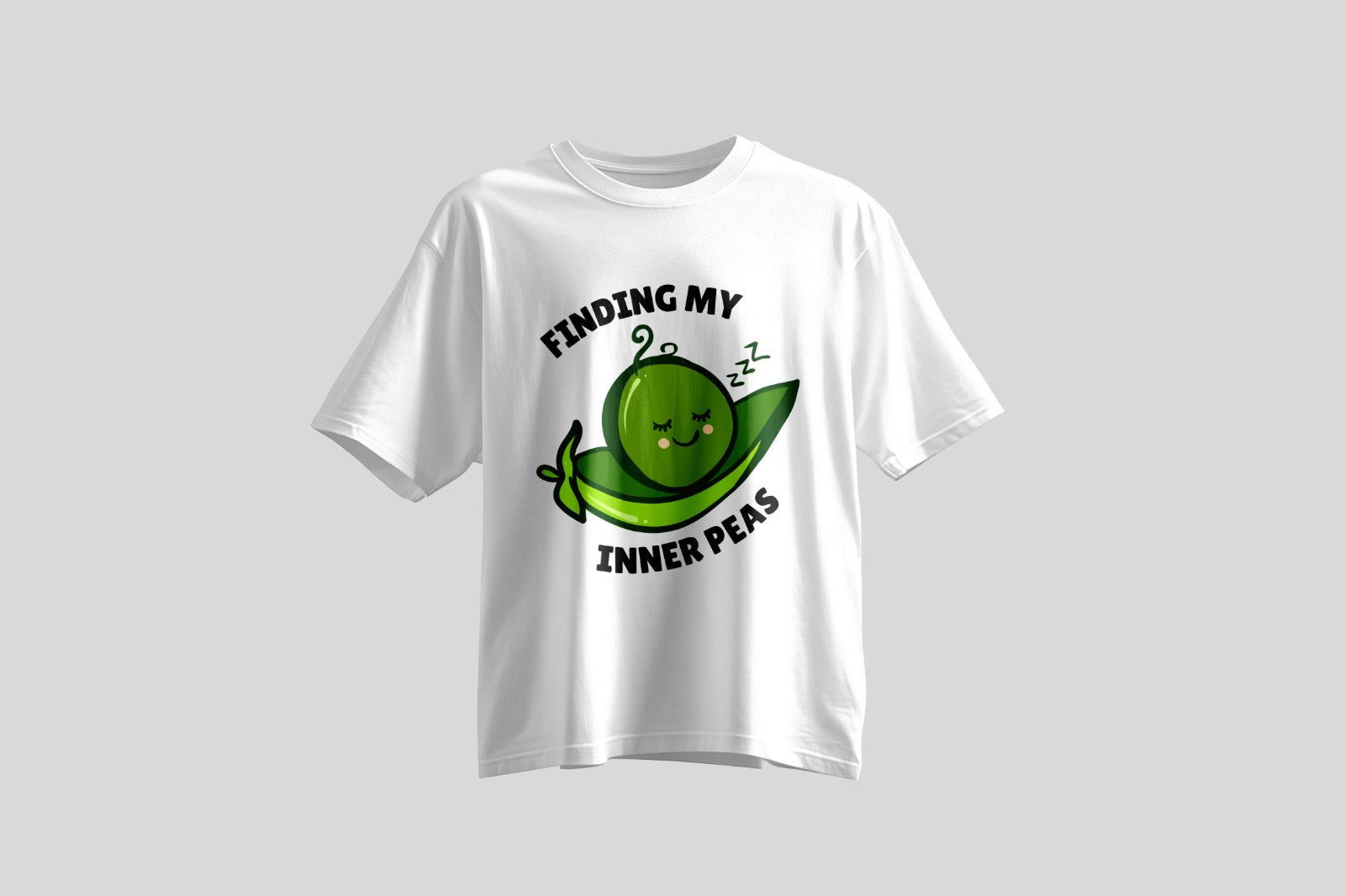 'Finding my inner-peas' unisex tshirt