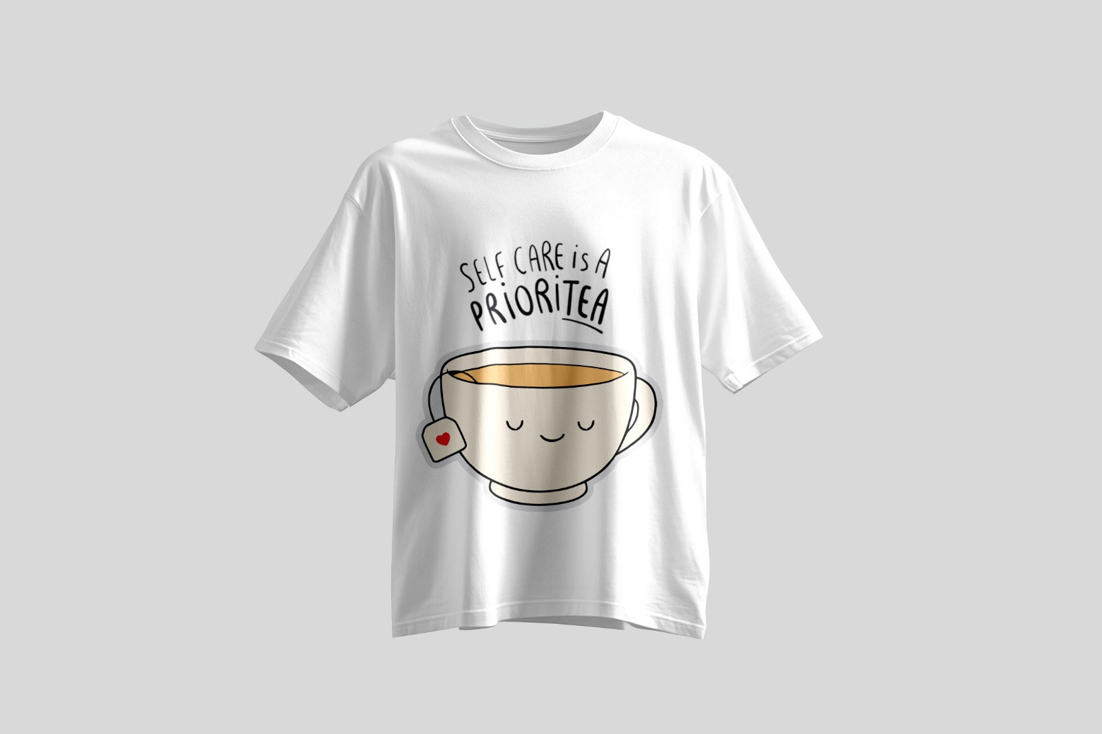 'Self care is priori-tea' unisex tshirt