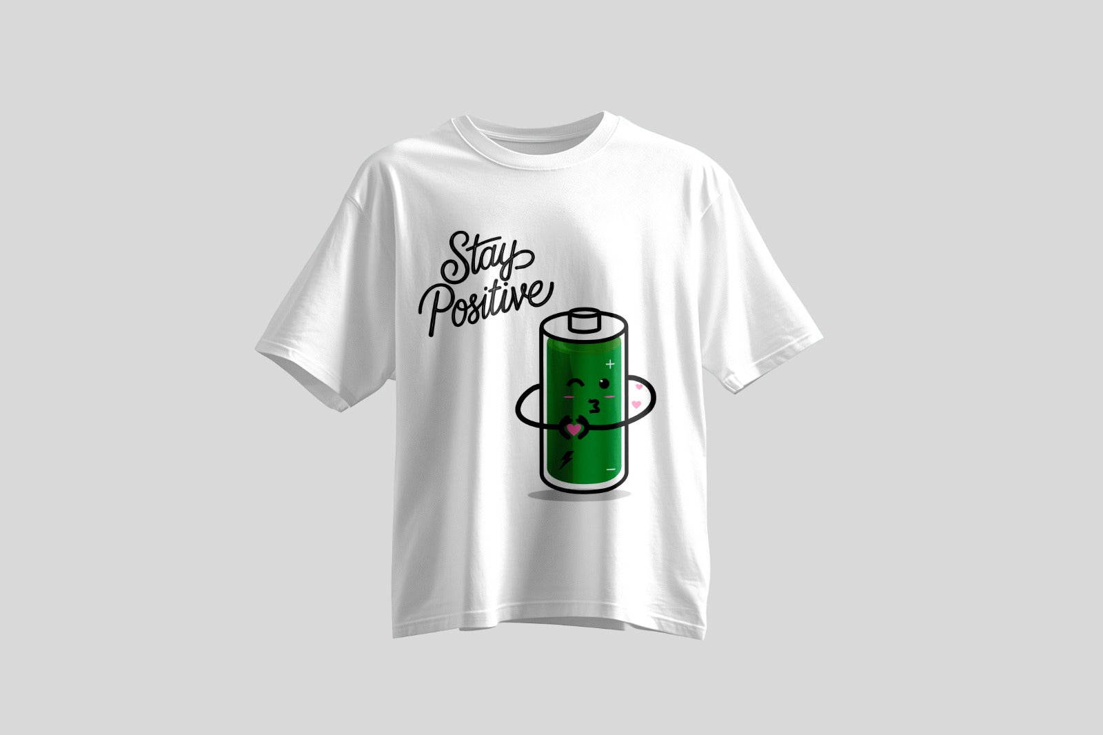 'Stay positive' unisex tshirt