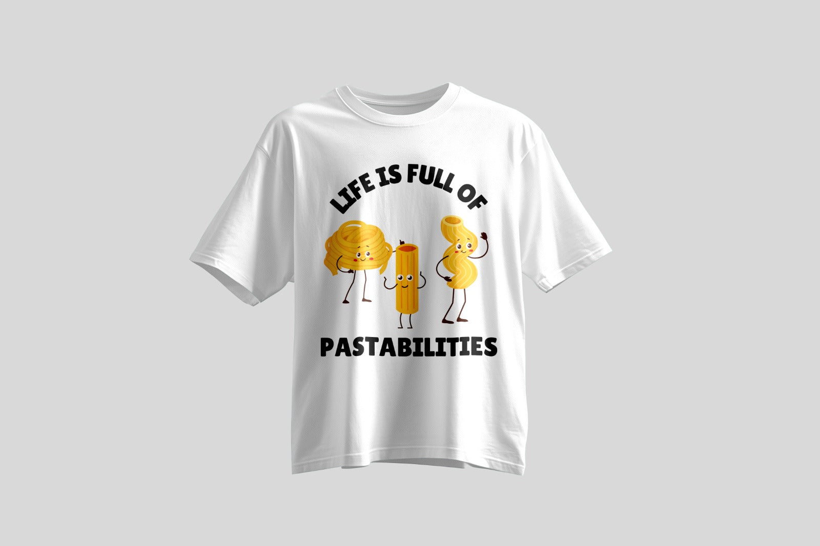 'Life is full of pastabilities' unisex tshirt