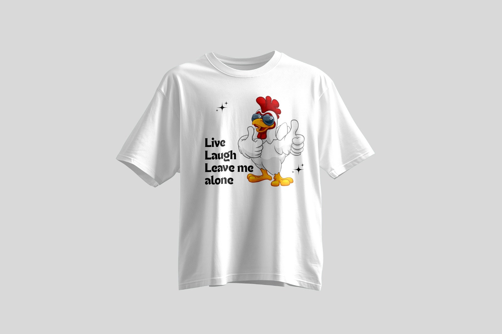 'Live, Laugh, Leave me along' unisex tshirt